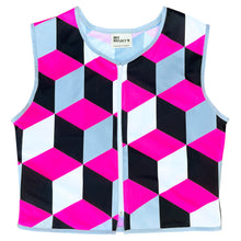 Load image into Gallery viewer, Escher Pink cycling hivis - recycled bottles