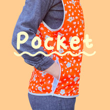 Load image into Gallery viewer, 60's Flowers - Reflective Bicycle Vest - Recycled Bottles