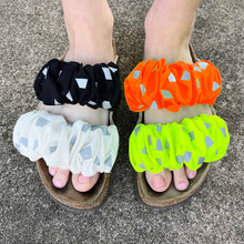 Load image into Gallery viewer, Birki Scrunchie - Fluro Orange Lycra