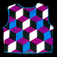 Load image into Gallery viewer, Escher Pink cycling hivis - recycled bottles