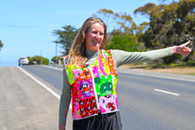 Load image into Gallery viewer, Patchwork hivis - recycled bottles