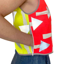 Load image into Gallery viewer, On Point High Vis Cycling Vest - Hemp/Organic Cotton
