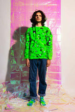 Load image into Gallery viewer, Green Splatter HIVIS Reflective T Shirt - Short Sleeved / Long Sleeved