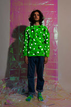 Load image into Gallery viewer, Green Splatter HIVIS Reflective T Shirt - Short Sleeved / Long Sleeved