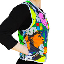 Load image into Gallery viewer, Two Sides Of The Same Coin - Bike Vest - Recycled Bottles
