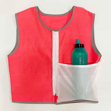 Load image into Gallery viewer, I Am Human Reflective Vest - Fluro Coral - Recycled Bottles
