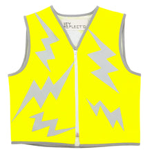 Load image into Gallery viewer, Lightning - Kids Cycling Vest - Recycled Bottles
