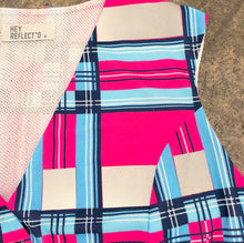 Load image into Gallery viewer, Tartan Pink Cycling Waistcoat. Size 6