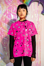 Load image into Gallery viewer, Pink Spatter HIVIS Reflective T Shirt - Short Sleeved / Long Sleeved