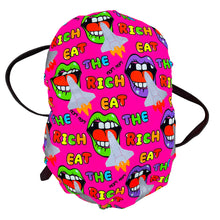 Load image into Gallery viewer, Nom nom - Reflective Bag Cover - Recycled Bottles
