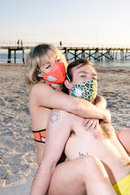 Load image into Gallery viewer, Hot Coral Reflect'o Face Mask