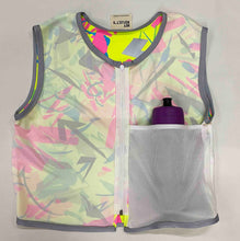 Load image into Gallery viewer, Fluro texta - Reflective Bike Vest - Recycled Bottles
