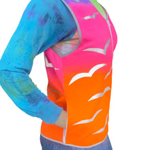 Load image into Gallery viewer, Long Vest - Men's/Unisex - Sunset Birds - Hemp/Organic Cotton SOLD OUT