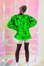 Load image into Gallery viewer, Green Splatter HIVIS Reflective T Shirt - Short Sleeved / Long Sleeved