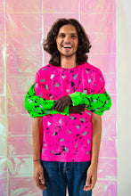 Load image into Gallery viewer, Pink Spatter HIVIS Reflective T Shirt - Short Sleeved / Long Sleeved