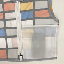 Load image into Gallery viewer, Mondrian - Bike Reflector Vest - Recycled Bottles