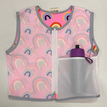 Load image into Gallery viewer, Rainbow Bright - Reflective Cycling Vest - Recycled Bottles