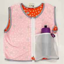 Load image into Gallery viewer, 60's Flowers - Reflective Bicycle Vest - Recycled Bottles