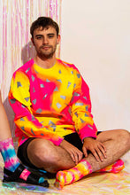 Load image into Gallery viewer, 80's Pink yellow Reflector T-Shirt - Short Sleeved / Long Sleeved