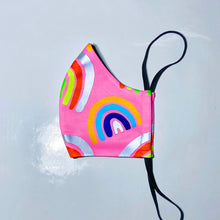 Load image into Gallery viewer, Rainbow Reflect'o Face Mask