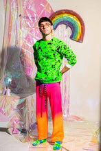 Load image into Gallery viewer, Green Splatter HIVIS Reflective T Shirt - Short Sleeved / Long Sleeved