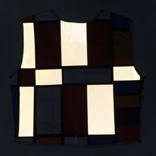 Load image into Gallery viewer, Mondrian - Bike Reflector Vest - Recycled Bottles