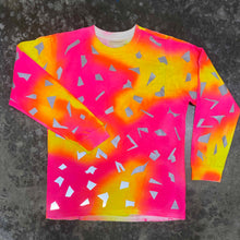 Load image into Gallery viewer, 80's Pink yellow Reflector T-Shirt - Short Sleeved / Long Sleeved