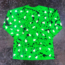 Load image into Gallery viewer, Green Splatter HIVIS Reflective T Shirt - Short Sleeved / Long Sleeved