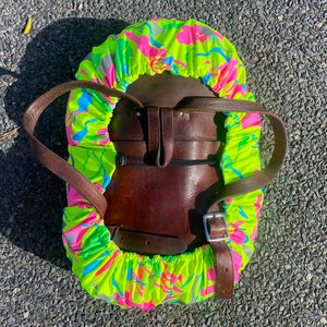 80's Fluro - Reflective Backpack Cover - Recycled Bottles