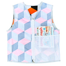 Load image into Gallery viewer, Escher Orange bike reflector - recycled bottles
