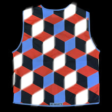 Load image into Gallery viewer, Escher Orange bike reflector - recycled bottles
