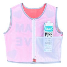 Load image into Gallery viewer, Coral OR Yellow  - I AM LOVE - Cycling vest
