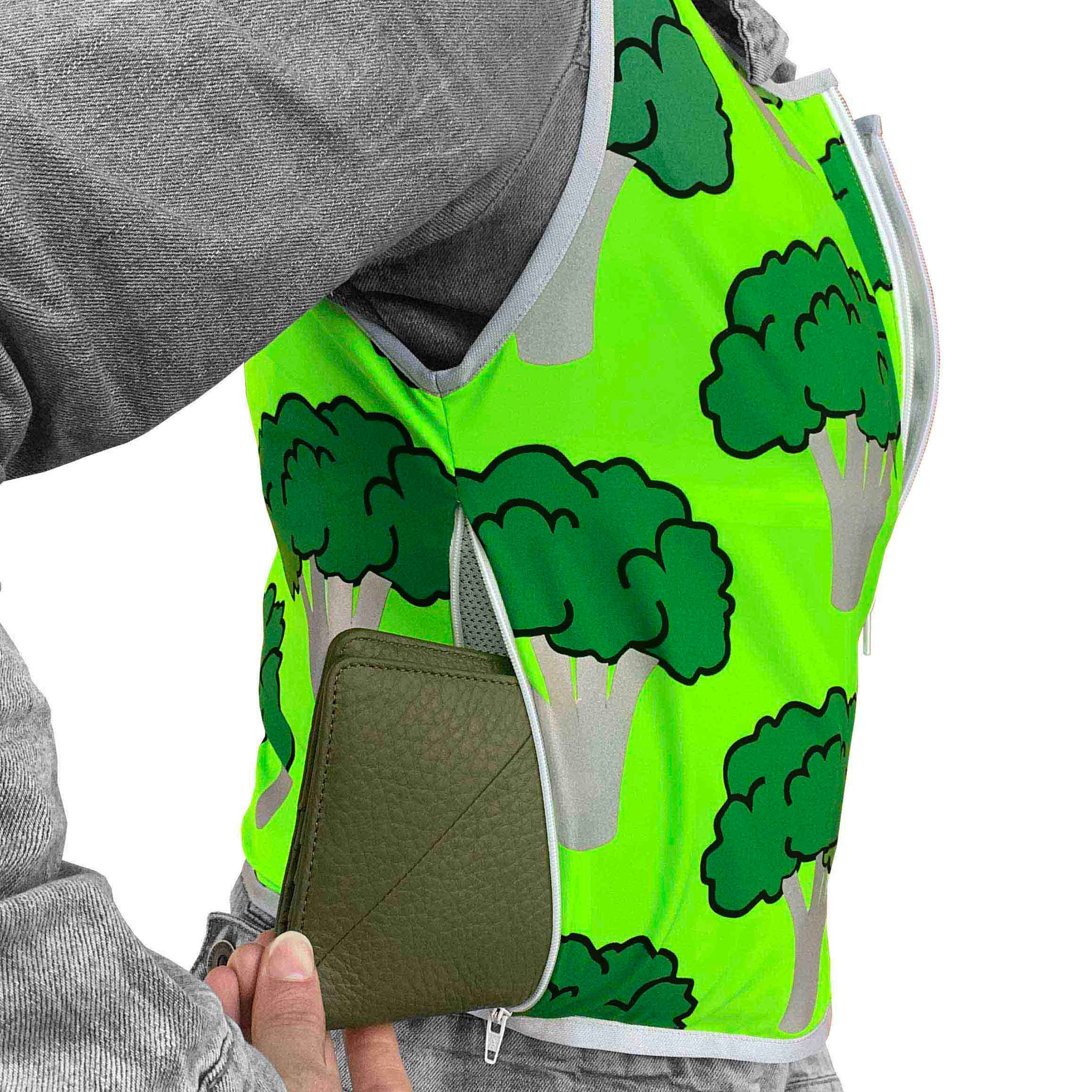 Broccoli Reflective Vest - recycled bottles – Hey Reflect'o