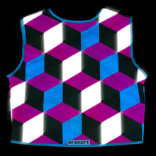 Load image into Gallery viewer, Escher Pink cycling hivis - recycled bottles
