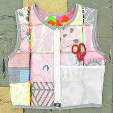 Load image into Gallery viewer, Patchwork hivis - recycled bottles
