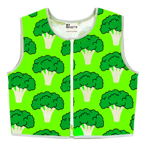 Broccoli Reflective Vest - recycled bottles