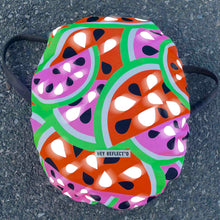 Load image into Gallery viewer, Watermelon Reflective Bag Cover - Recycled Bottles
