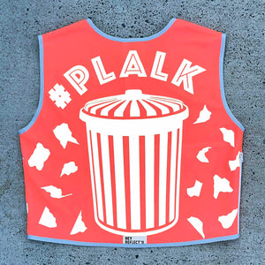 Plalk and Plog - Hivis Vest - recycled bottles