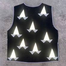 Load image into Gallery viewer, Long Vest - Men&#39;s/Unisex - Black Triangular Riding Vest - Hemp/Organic Cotton

