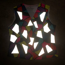 Load image into Gallery viewer, Confetti Reflective Waistcoat. Seconds. Size 6
