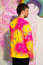 Load image into Gallery viewer, 80&#39;s Pink yellow Reflector T-Shirt - Short Sleeved / Long Sleeved
