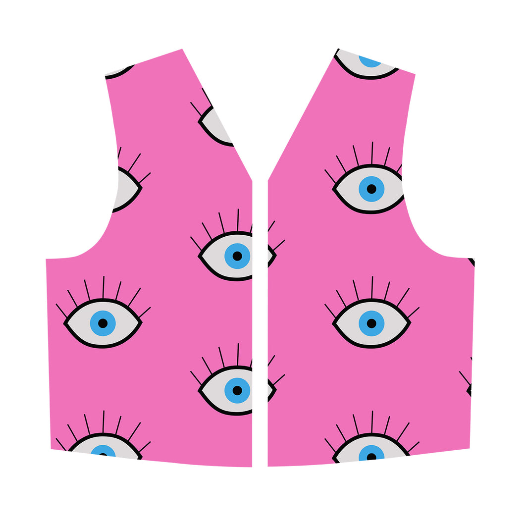 Eco Evil Eye Reflective Vest for Kid, Size 8