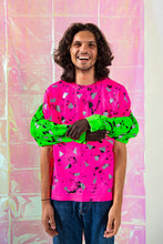 Load image into Gallery viewer, Pink Spatter HIVIS Reflective T Shirt - Short Sleeved / Long Sleeved
