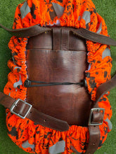 Load image into Gallery viewer, Orange Universe - Cycling Backpack Cover - Hemp/Organic cotton
