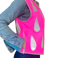 Load image into Gallery viewer, Raindrops Pink High Visibility - Hemp/Organic Cotton
