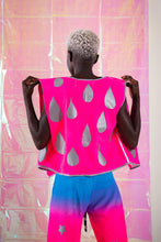 Load image into Gallery viewer, Raindrops Pink High Visibility - Hemp/Organic Cotton

