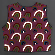 Load image into Gallery viewer, Rainbow Bright - Reflective Cycling Vest - Recycled Bottles
