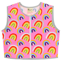 Load image into Gallery viewer, Rainbow Bright - Reflective Cycling Vest - Recycled Bottles
