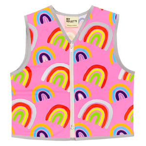 Rainbow - Hi Vis Kids vest - Recycled Bottles