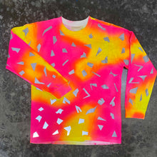 Load image into Gallery viewer, 80&#39;s Pink yellow Reflector T-Shirt - Short Sleeved / Long Sleeved
